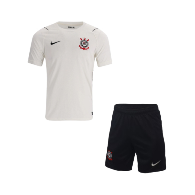 2026-27 SC Corinthians Home Kids Soccer Kits Shirt With Shorts